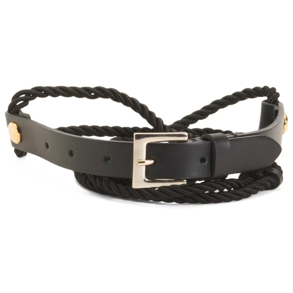 Martina Mori Leather Cord Belt